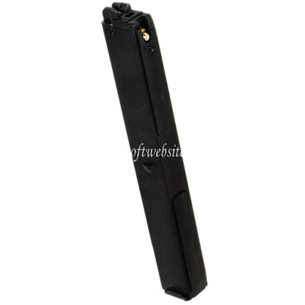 KSC 50rd Gas Magazin Langer Typ geeignet für M11A1 System 7 Serie SMG GBB Gewehre Airsoft Schwarz