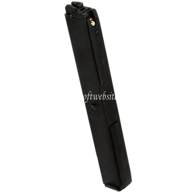 KSC 50rd Gas Magazin Langer Typ geeignet für M11A1 System 7 Serie SMG GBB Gewehre Airsoft Schwarz