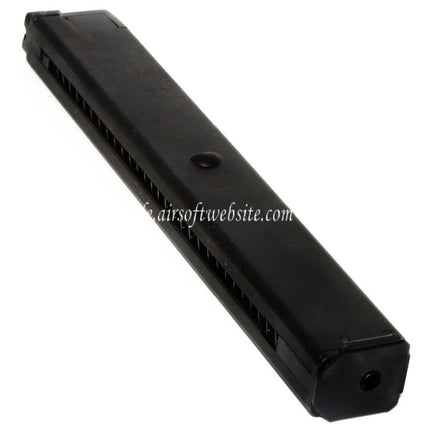 KSC 50rd Gas Magazin Langer Typ geeignet für M11A1 System 7 Serie SMG GBB Gewehre Airsoft Schwarz