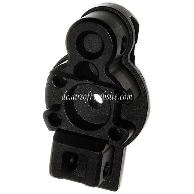 5KU 20mm M1913 Picatinny Schienenschaftadapter Endkappe Geeignet für Umarex VFC MP5K PDW Serie GBB Gewehre Airsoft Schwarz