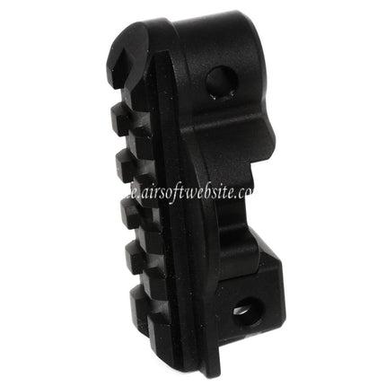 5KU 20mm M1913 Picatinny Schienenschaftadapter Endkappe Geeignet für Umarex VFC MP5K PDW Serie GBB Gewehre Airsoft Schwarz