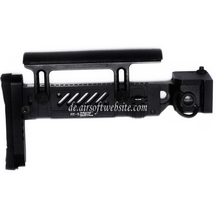 5KU PT-5 Seitlich klappbarer Schaft Geeignet für Tokyo Marui AKM Serie Gewehre Airsoft