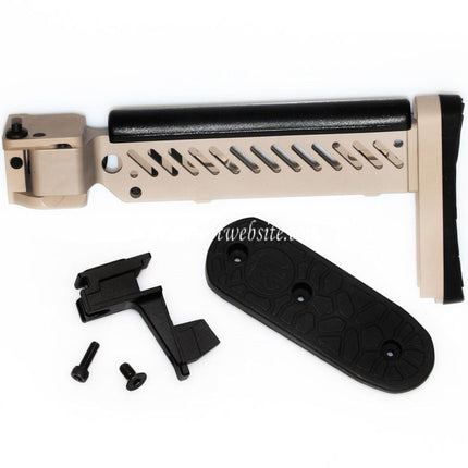 5KU PT-5 Seitlich klappbarer Schaft Geeignet für Tokyo Marui AKM Serie Gewehre Airsoft