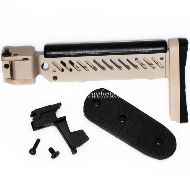 5KU PT-5 Seitlich klappbarer Schaft Geeignet für Tokyo Marui AKM Serie Gewehre Airsoft