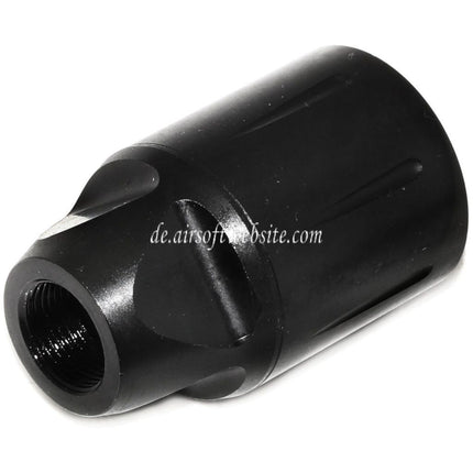 5KU 51mm SLR Stil Mündungsfeuerdämpfer Geeignet für -14mm CCW Gegen den Uhrzeigersinn Lauf Gewehre Airsoft Schwarz