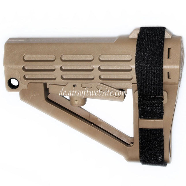 DOUBLE BELL 180mm Polymer Gewehrschaft Geeignet für M4 Serie GBB Gewehre Airsoft