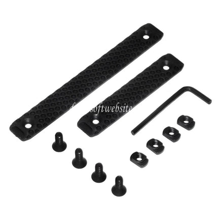 DOUBLE BELL 2 Stück Polymer M-Lok Schienenabdeckung Typ-A