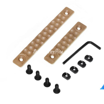 DOUBLE BELL 2 Stück Polymer M-Lok Schienenabdeckung Typ-B