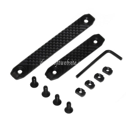 DOUBLE BELL 2 Stück Polymer M-Lok Schienenabdeckung Typ-C