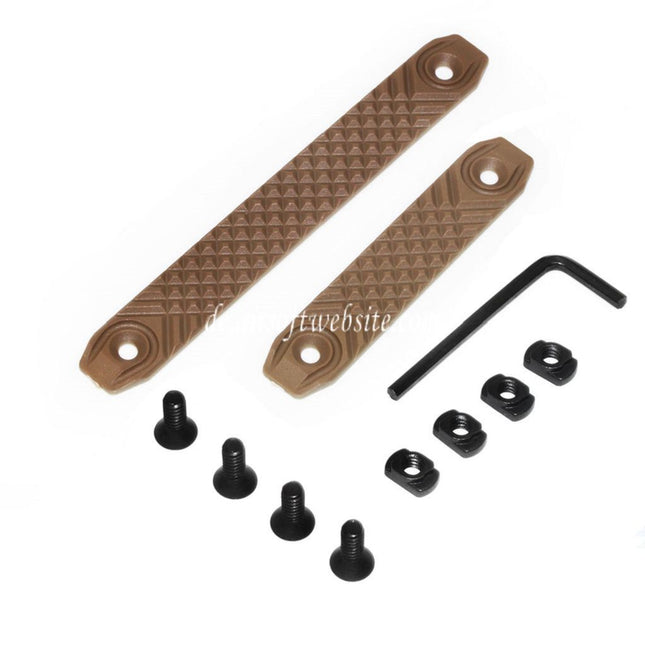 DOUBLE BELL 2 Stück Polymer M-Lok Schienenabdeckung Typ-C