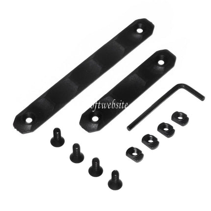 DOUBLE BELL 2 Stück Polymer M-Lok Schienenabdeckung Typ-D