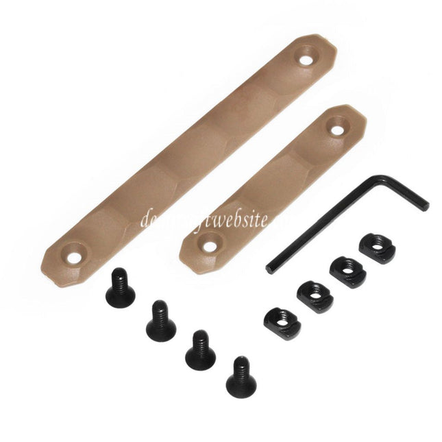 DOUBLE BELL 2 Stück Polymer M-Lok Schienenabdeckung Typ-D