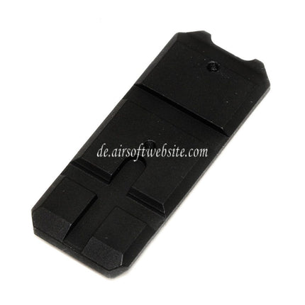 E&C Schienenabschnitt Geeignet für E&C Tokyo Marui Hi-Capa Serie GBB Pistolen Airsoft Schwarz