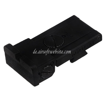 E&C hinteres Visier Geeignet für E&C Tokyo Marui Hi-Capa Serie GBB Pistolen Airsoft Schwarz