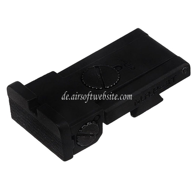 E&C hinteres Visier Geeignet für E&C Tokyo Marui Hi-Capa Serie GBB Pistolen Airsoft Schwarz