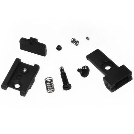 E&C hinteres Visier Geeignet für E&C Tokyo Marui Hi-Capa Serie GBB Pistolen Airsoft Schwarz