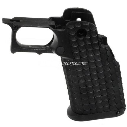 E&C Polymer Pistolengriff Set Geeignet für E&C Tokyo Marui Hi-Capa Serie GBB Pistolen Airsoft Schwarz