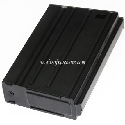Battleaxe 150rd Mid-Cap Magazin Geeignet für JG Golden Eagle CYMA A&K G&P Tokyo Marui SR25 Serie AEG Gewehre Airsoft Schwarz
