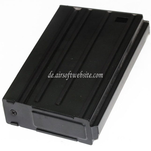 Battleaxe 150rd Mid-Cap Magazin Geeignet für JG Golden Eagle CYMA A&K G&P Tokyo Marui SR25 Serie AEG Gewehre Airsoft Schwarz