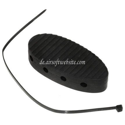 Mad Dog Klassiker Car-15 Schaftverlängerungs Rückstoßpolster mit Kabelbinder Schwarz