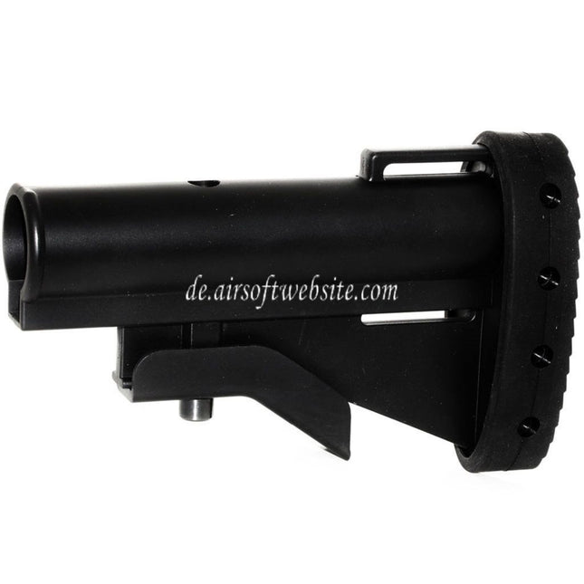 Mad Dog Klassiker Car-15 Schaft mit Extender Rückstoßpolster und Kabelbinder Schwarz