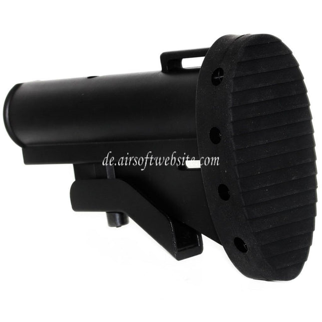 Mad Dog Klassiker Car-15 Schaft mit Extender Rückstoßpolster und Kabelbinder Schwarz