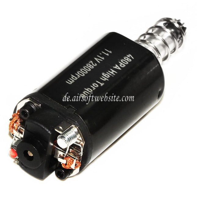 SOLINK Super Hohes Drehmoment Motor (Lange Achse) 11.1V 28000RPM Geeignet für M4 M16 MP5 G3 P90 Serie V2 Getriebe AEG Gewehre Airsoft