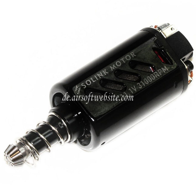 SOLINK Super Hohes Drehmoment Motor Neodym Magnet (Lange Achse) 11.1V 31000RPM Geeignet für M4 M16 MP5 G3 P90 Serie V2 Getriebe AEG Gewehre Airsoft