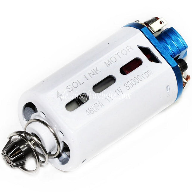 SOLINK Super Hohes Drehmoment Motor (Kurze Achse) 11.1V 33000RPM Geeignet für G36 AK47 AK74 AUG Thompson Serie V3 Getriebe AEG Gewehre Airsoft