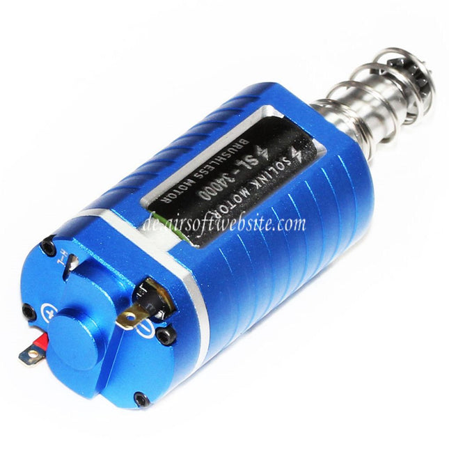 SOLINK SX-1 Advanced Bürstenlos Super Hohe Geschwindigkeit Motor (Lange Achse) 11.1V 34000RPM Geeignet für M4 M16 MP5 G3 P90 Serie V2 Getriebe AEG Gewehre Airsoft