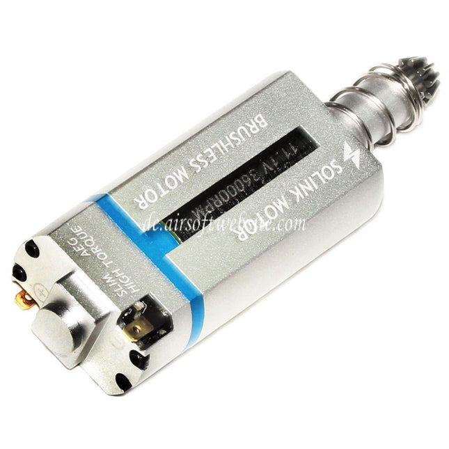 SOLINK Ultradünn Bürstenlos Super Hohes Drehmoment Motor (Lange Achse) 11.1V 36000RPM Geeignet für M4 M16 MP5 G3 P90 Serie V2 Getriebe AEG Gewehre Airsoft