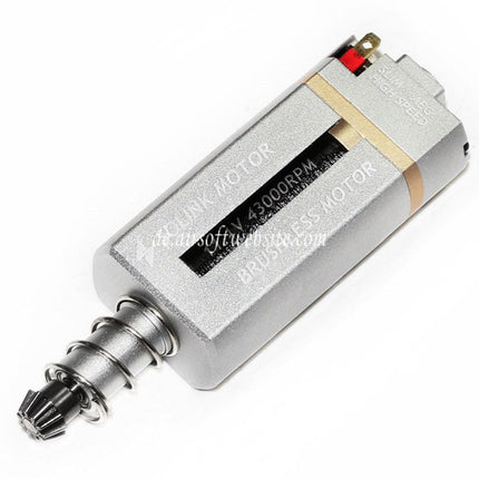 SOLINK Ultradünn Bürstenlos Super Hohe Geschwindigkeit Motor (Lange Achse) 11.1V 43000RPM Geeignet für M4 M16 MP5 G3 P90 Serie V2 Getriebe AEG Gewehre Airsoft