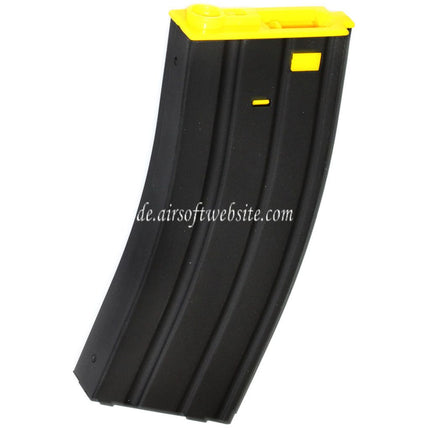 APS 300rd Metal Hi-Cap Magazin Farbiger Kern Geeignet für M4 M16 Serie AEG Gewehre Airsoft