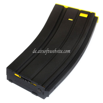APS 300rd Metal Hi-Cap Magazin Farbiger Kern Geeignet für M4 M16 Serie AEG Gewehre Airsoft