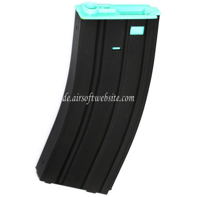APS 300rd Metal Hi-Cap Magazin Farbiger Kern Geeignet für M4 M16 Serie AEG Gewehre Airsoft