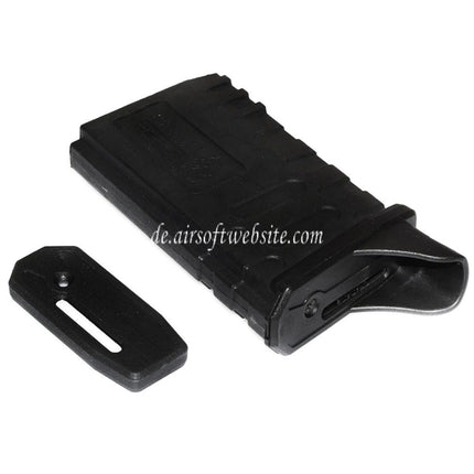APS 190rd Polymer M16VN Hi-Cap Magazin Farbiger Kern Geeignet für M4 M16 Serie AEG Gewehre Airsoft Schwarz/Gelb