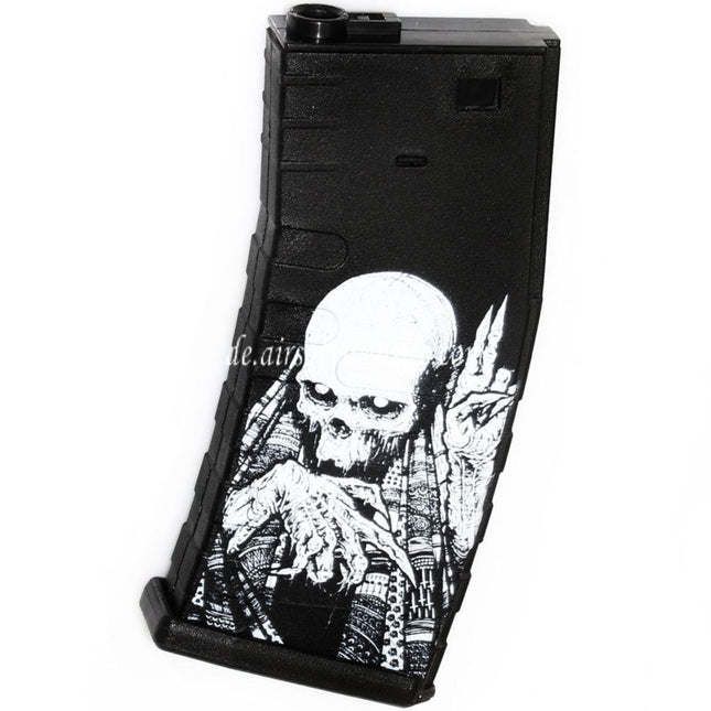 APS 130rd Polymer Mid-Cap Magazin Geeignet für M4 M16 Serie AEG Gewehre Airsoft