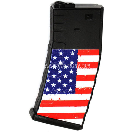 APS 130rd Polymer Mid-Cap Magazin Geeignet für M4 M16 Serie AEG Gewehre Airsoft