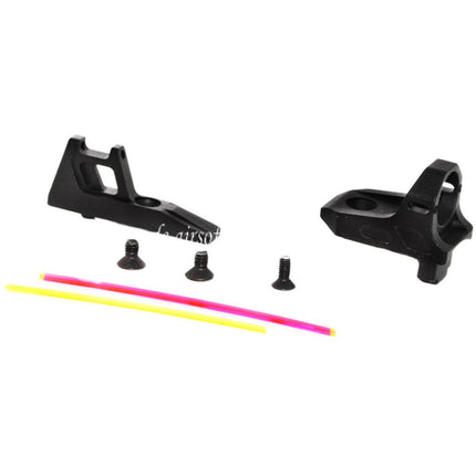 5KU Ghost Ring Fiberglasvisier Korn Kimme Set Geeignet für ACTION ARMY AAP01 GBB Pistolen Airsoft