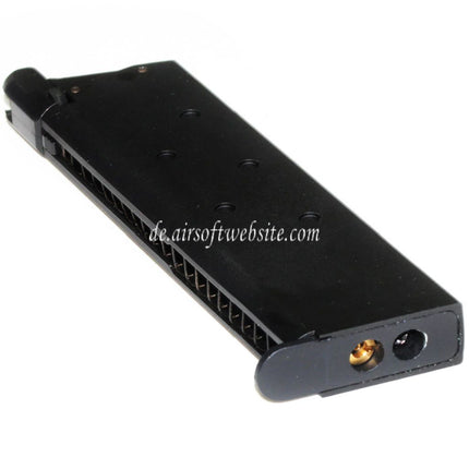 E&C 24rd Gas Magazin Geeignet für 1911 Serie GBB Pistolen Airsoft Schwarz