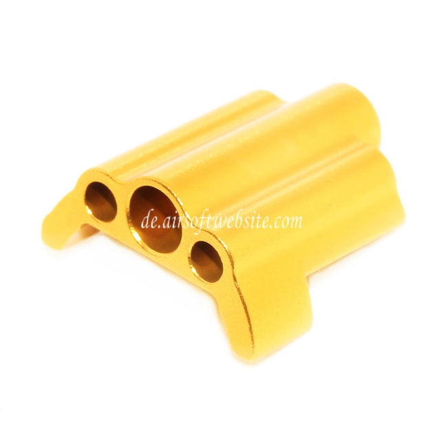 5KU Aluminium Düsenblock Geeignet für ACTION ARMY AAP-01 GBB Pistolen Airsoft Gold