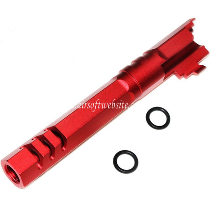 5KU 5 Zoll 123/127mm CNC Hexagon Äußerer Lauf +11mm CW im Uhrzeigersinn Geeignet für Armorer Works AW WE-TECH Tokyo Marui Hi-Capa 5.1 GBB Pistolen Airsoft