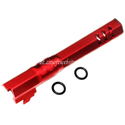 5KU 5 Zoll 123/127mm CNC Hexagon Äußerer Lauf +11mm CW im Uhrzeigersinn Geeignet für Armorer Works AW WE-TECH Tokyo Marui Hi-Capa 5.1 GBB Pistolen Airsoft