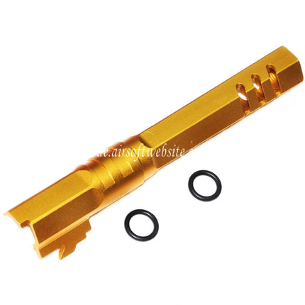 5KU 5 Zoll 123/127mm CNC Hexagon Äußerer Lauf +11mm CW im Uhrzeigersinn Geeignet für Armorer Works AW WE-TECH Tokyo Marui Hi-Capa 5.1 GBB Pistolen Airsoft