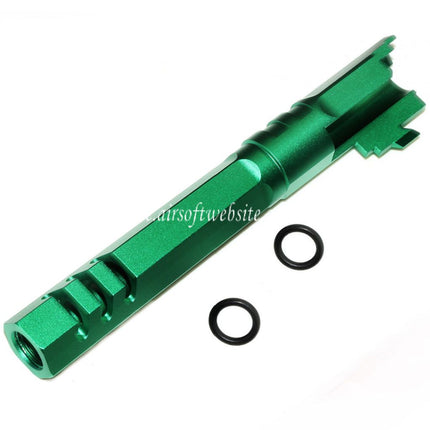 5KU 5 Zoll 123/127mm CNC Hexagon Äußerer Lauf +11mm CW im Uhrzeigersinn Geeignet für Armorer Works AW WE-TECH Tokyo Marui Hi-Capa 5.1 GBB Pistolen Airsoft