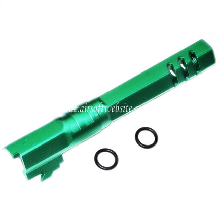 5KU 5 Zoll 123/127mm CNC Hexagon Äußerer Lauf +11mm CW im Uhrzeigersinn Geeignet für Armorer Works AW WE-TECH Tokyo Marui Hi-Capa 5.1 GBB Pistolen Airsoft