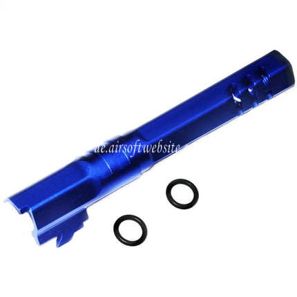 5KU 5 Zoll 123/127mm CNC Hexagon Äußerer Lauf +11mm CW im Uhrzeigersinn Geeignet für Armorer Works AW WE-TECH Tokyo Marui Hi-Capa 5.1 GBB Pistolen Airsoft