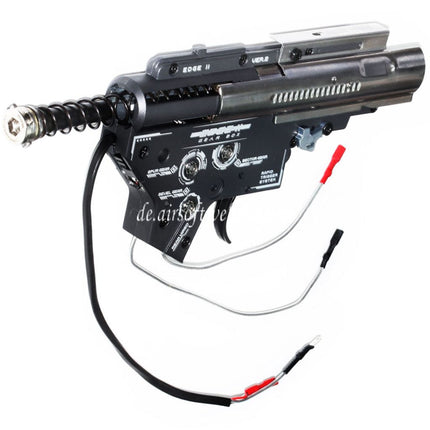 APS Edge II Micro FET Version 2 V2 Getriebe QD Schnellwechsel Federsystem Geeignet für M4 M16 Serie AEG Gewehre Airsoft Hinten verkabelt