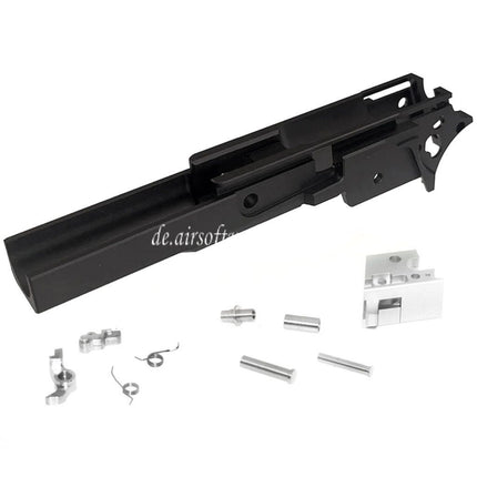 5KU CNC Aluminum Mittlerer Rahmen Typ-1 SV Geeignet für Tokyo Marui Hi-Capa Serie GBB Pistolen Airsoft