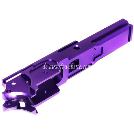 5KU CNC Aluminum Mittlerer Rahmen Typ-3 Geeignet für Tokyo Marui Hi-Capa Serie GBB Pistolen Airsoft